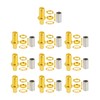 POBADY 10pcs SMA Connector SMA Female Bulkhead Crimp Connector for
