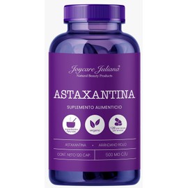 Astaxantina con Arndano Rojo,120 Cpsulas Veganas  Antioxidante Natural  Mejora Calidad del Sueo  Suplemento 100 Natural                               