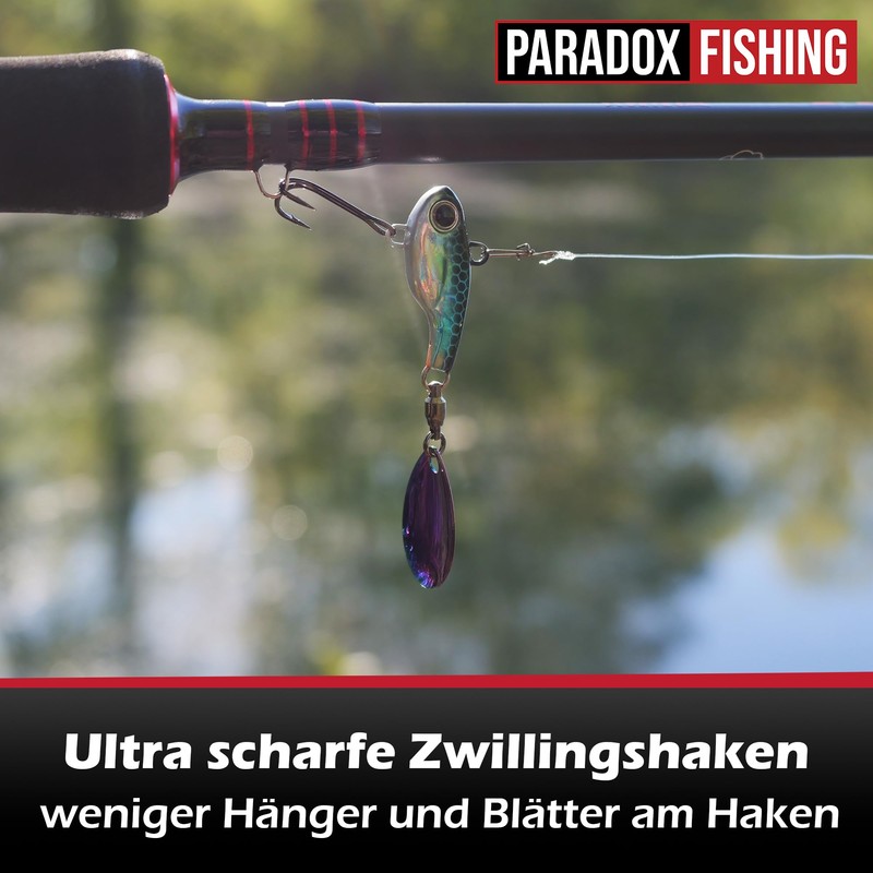 Paradox Fishing Infinity Jig Spinner Set di 5 esche da