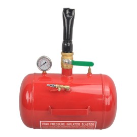 5 Gallon Air Tire Bead Seater 110 PSI Blaster Tool Seating Tire Inflator with Gauge by GESEXI - Car Truck ATV Tire Inflator Tank,Red