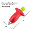 Juxiamal 2pcs Strawberry Huller, Strawberry Stem and Leaf Remover Multi