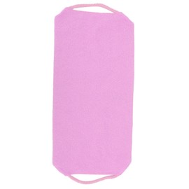 Exfoliating Back Scrubber Washcloth, Shower Back Scrubber, Body Scrub Cleaning Massage Bath Towel Strap(Pink)