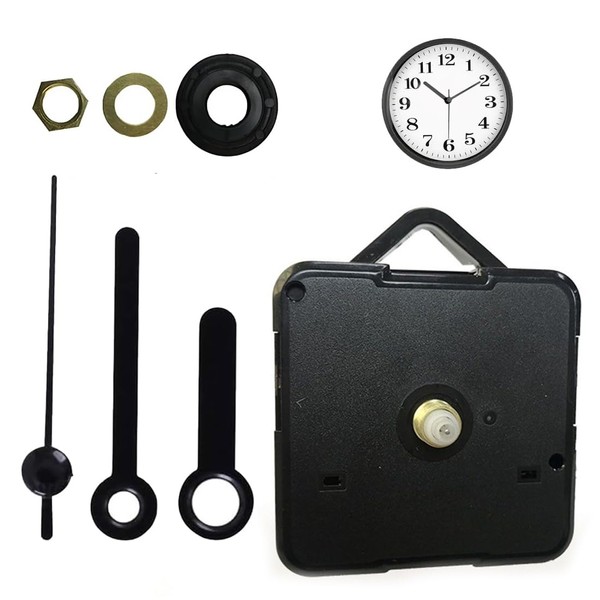 NHQZ Long Replacement Wall Clock for Wall Clock, Silent Black