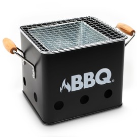 Rectangular charcoal grill, compact table grill for camping adventures, balcony parties and outdoor barbecue fun, high-quality charcoal grill for unforgettable BBQ experiences