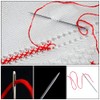 WONVOC Long Sewing Needles, 5 Sizes - 3.5/3.9/4.9/5.9/6.9'', Stitching Needles,