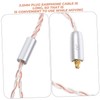 MERRYHAPY Plated 3.5mm Earphone Cable Coiled Headphone Wire Long Cable