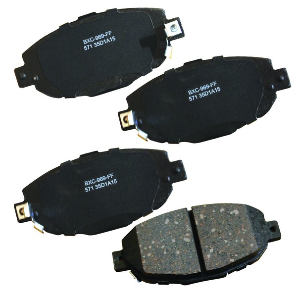 Bendix Bendix Premium SBC571 Ceramic Front Brake Pads for Lexus