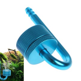 Aluminum CO2 Atomizer | Aquarium Air Pump Device | Aluminum Alloy Space Saving Suction Cup, Fish Tank Accessories for Adults Men