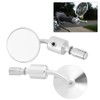 1 Pair 7/8in Round Bar End Guards Motorcycle Motorbike Rearview