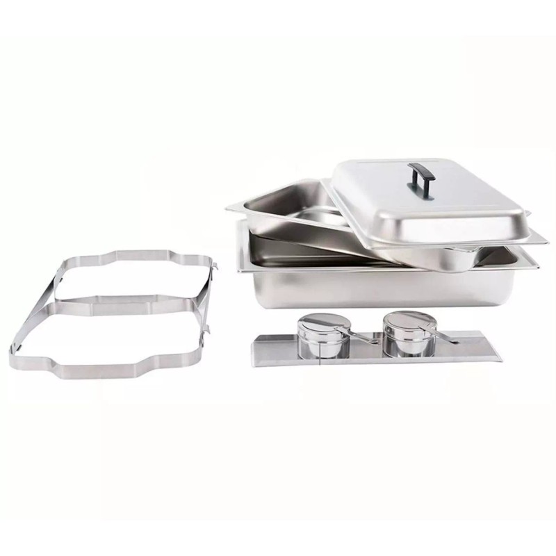 Dilitools Bufetera Chafer Inserto Entero 9 Litros Plegable Acero Inox