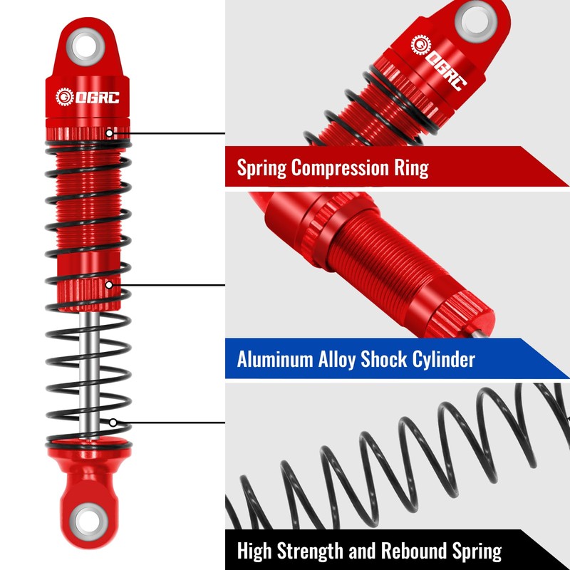 OGRC 59mm Shocks Absorber Oil Threaded Damper Threaded Shock Absorber