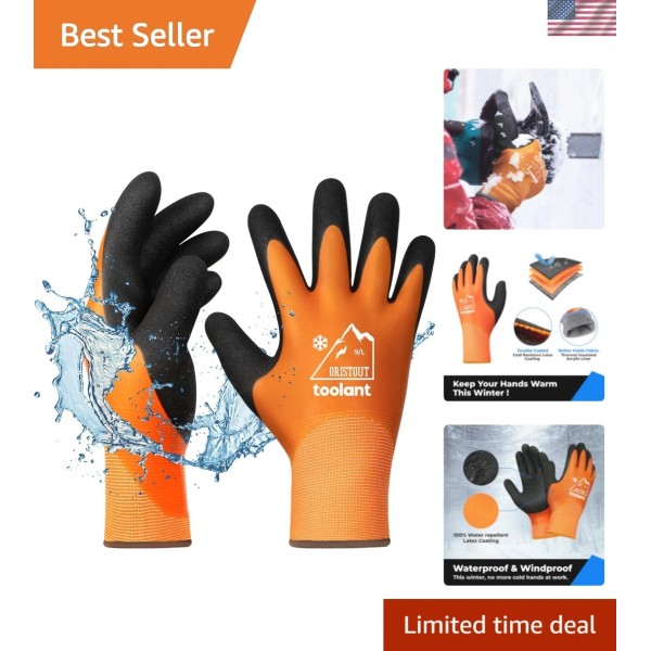 Unbranded Versatile Thermal Insulated Gloves for Fishing, Gardening, and Freezing,