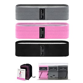 EASYTAO Bandas de Resistencia Pack de 3 para Ejercicios en Casa y Gimnasio, Ligas Elásticas de Látex Natural Multifuncional para Yoga, Pilate, Crossfit，con 2 Muñequera