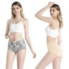 Esrinse Women's High Waist Cotton Underwear Full Coverage Briefs Tummy