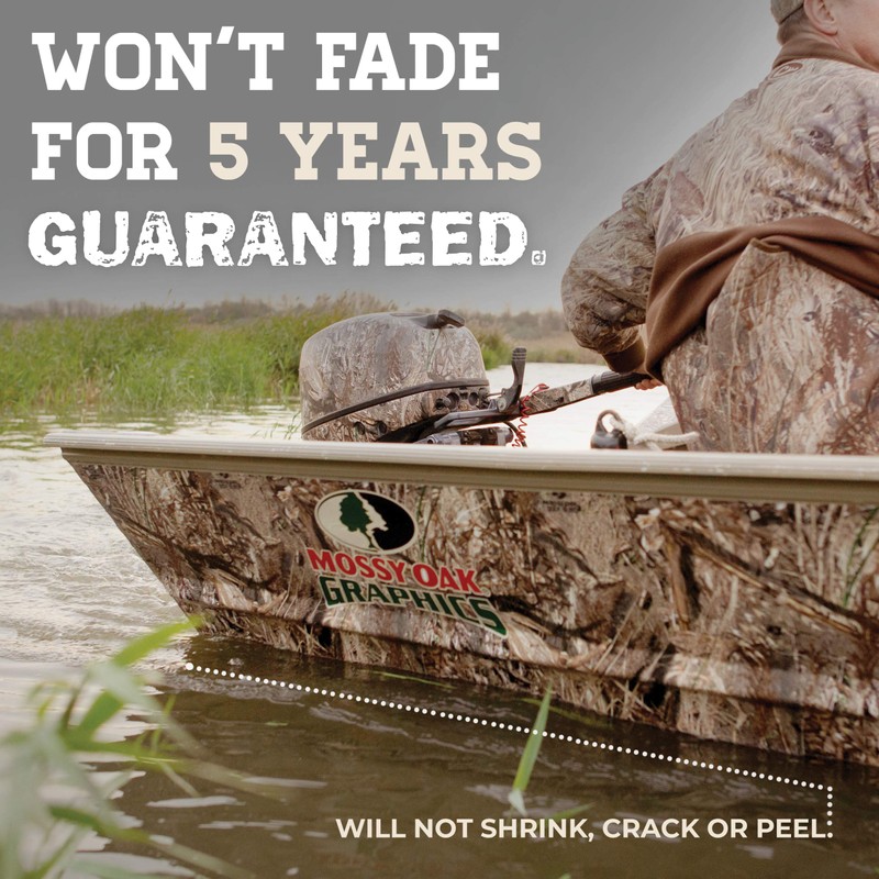 Mossy Oak Graphics Bottomland Camo Transom Boat Wrap Kit -