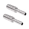 Beduan Stainless Steel Reducing Splicer Mender, 3/8" to 5/16" Barb
