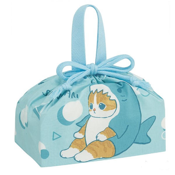 Skater KB7-A Children's Lunch Bag, Drawstring Bag, Mofusand Sand, Made