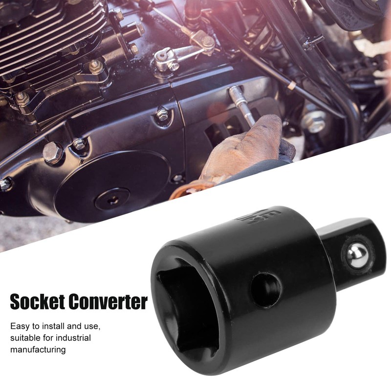 Socket Adapter, 2Pcs Socket Adapter Ratchet Wrench Converter High Carbon