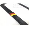 License Plate Frame Shop 1xGermanFlag 3D Emblem Real TwillWeave CARBON