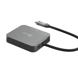j5create 4K Elite USB-C Travel Adapter, Space Gray, JCD3191