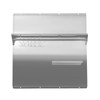 Stainless Backsplash Behind Stove With Shelf, 30 x 30.7 Inch