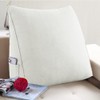 Johnear Triangular Headboard Pillow Daybed Wedge Pillow Cotton Linen Large