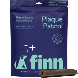 FINN Plaque Patrol Dental Chews for Dogs - Size: Extra Small/Small
