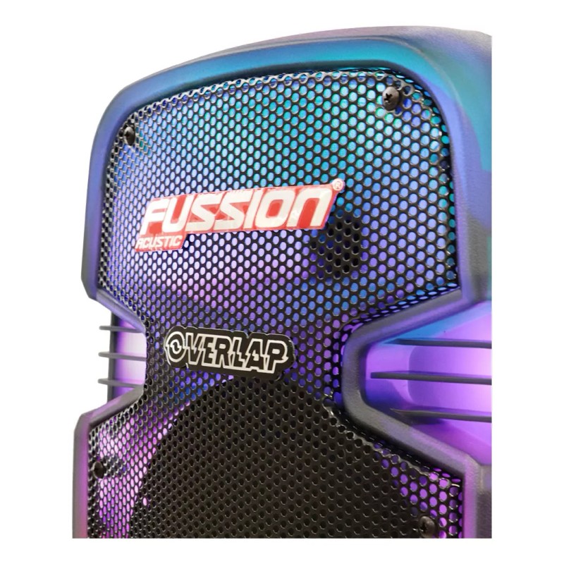 Fussion Acustic Bocina Fussion Pbs 8042 Portati Bluetooth Colors Overlap