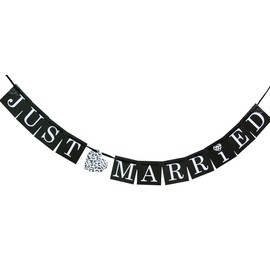 Hortense B. Hewitt Wedding Accessories Just Married Banner