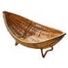 UPKOCH Woven Rattan-Style Serving Basket - 29cm / 11.4in Plastic