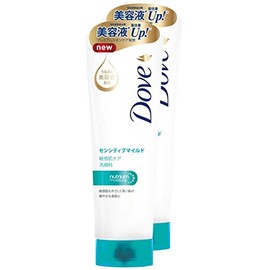 Dow Sensitive Mild Facial Cleanser, 4.6 oz (130 g) x 2 Packs