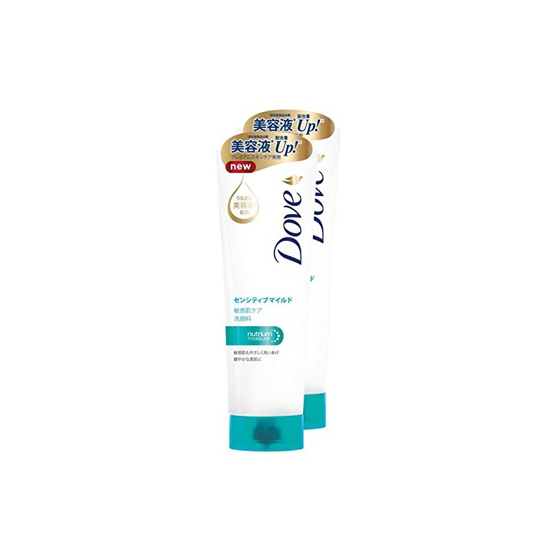 Dow Sensitive Mild Facial Cleanser, 4.6 oz (130 g) x