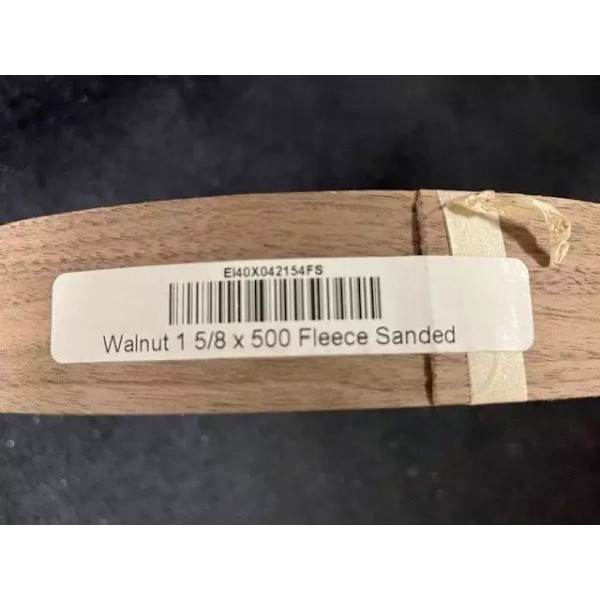 Veneer Tech Walnut Edgebanding 1-5/8 inch Wide No Glue 500