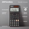 OSALO Scientific Calculator 240 Functions 2-line Display with Slide-on Cover