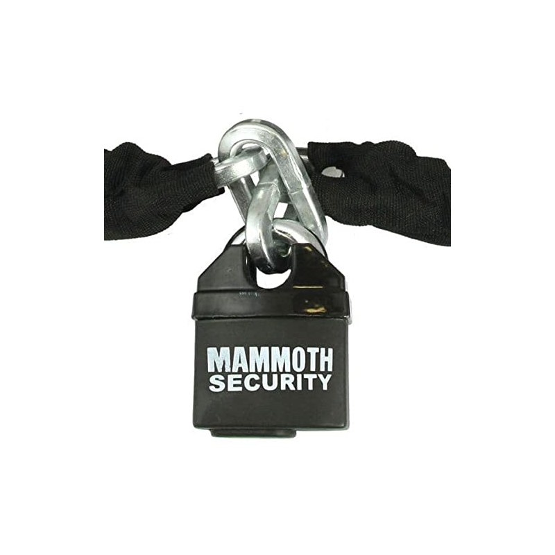 MAMMOTH LOCMAM MOTORCYCLE MOTORBIKE 1.8M LONG AND 10MM THICK CHAIN