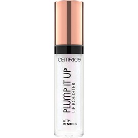 Catrice Plump It Up Lip Booster, Lip Gloss, No. 010 Poppin' Champagne, Transparent, Cooling, Colouring Effect, Adds Volume, Shiny, Shimmering, Vegan, Alcohol-Free, 3.5 ml