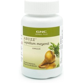 GNC, Herbal Plus, Abuzz Maca, 60 Cápsulas