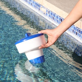 XtremepowerUS (6)-Pieces Floating Tablet Chlorine Dispenser 3lbs Capacity Chemical Dispenser Swimming Pool / Spa Floating Dispenser