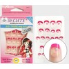 Beautia 3PACK 72Tips So Cute Junior Fake Nails, Sticker Nail