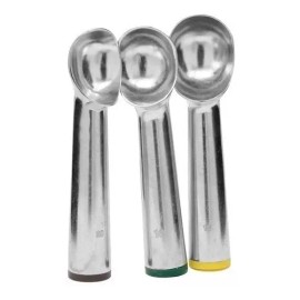 Vencort Cuchara Para Helado Juego Set De 3 Cucharas Aluminio Scoop