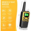 MOICO 4 PACK Long Range 100 mile Walkie Talkie Two