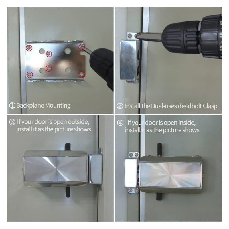 Keyless Entry Electronic Lock with 4 Remote Control, Smart Lock