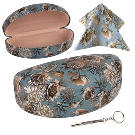 BVYA Oversized Protective Case for Sunglasses Glasses with Cleaning Cloth & Mini Tool