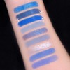 Blue Eyeshadow Palette, Glitter Eye shadow Makeup,Navy Blue Eyeshadow Shiny