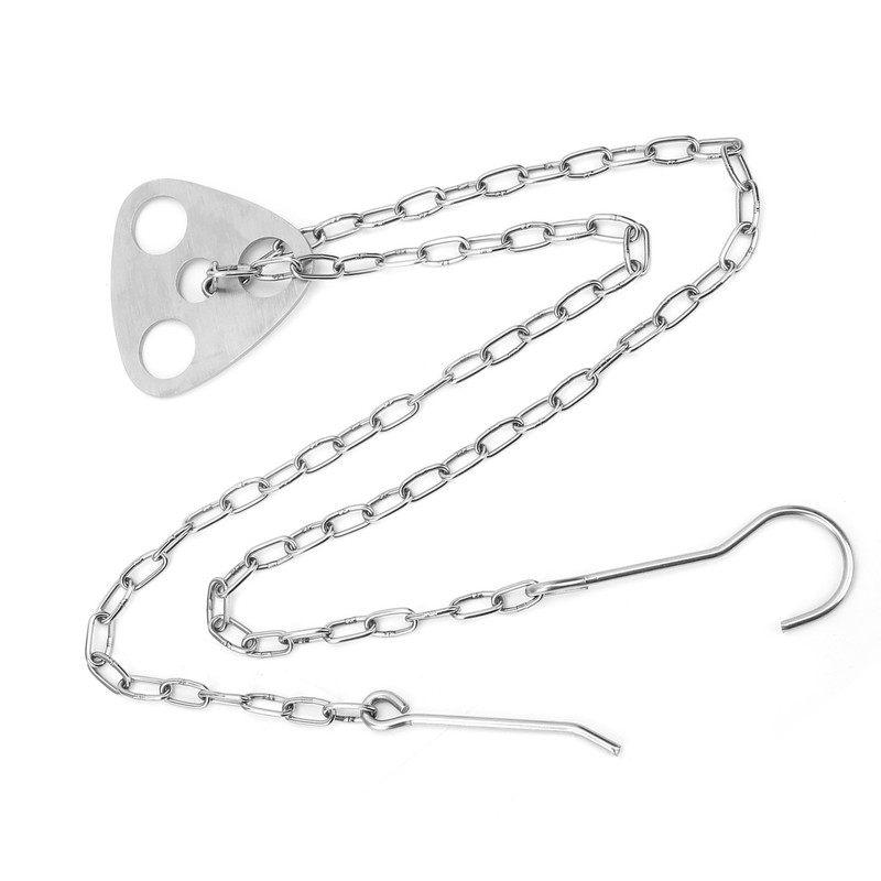 Tripod Pot Holder Stainless Steel Chain Portable for Outdoor Camping