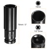 HARFINGTON Deep 6-Point Impact Socket 1/2" Drive 19mm Metric Socket