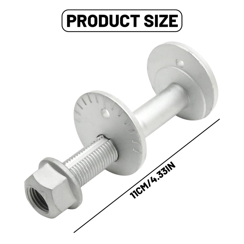 Saihisday 2Pcs DG9Z-5K978-A Rear Camber Adjustment Eccentric Bolt Kit, Replacement