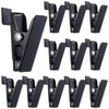 Zonon 12 Pack Black Metal Slatwall Clips 2 Inch Slatwall
