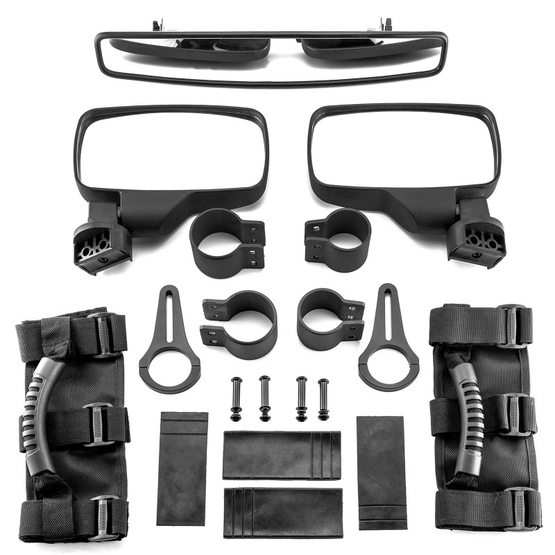 SI Rear Side+Center Mirrors Set For John Deere Gator HPX