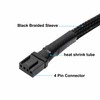 FITE ON 2 Pack Fan Extension Cable PC Fan Extension